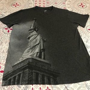 Grey Statue of Liberty shirt